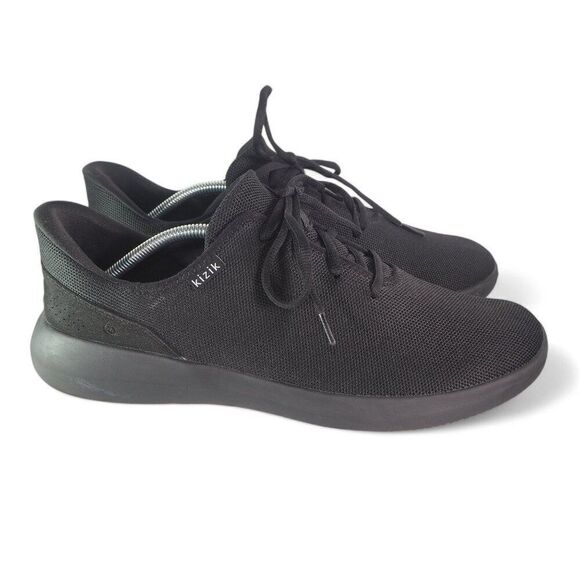 Kizik Madrid Eco Knit Hands Free Sneakers Blackout (Black) Men's 13 - Picture 4 of 11